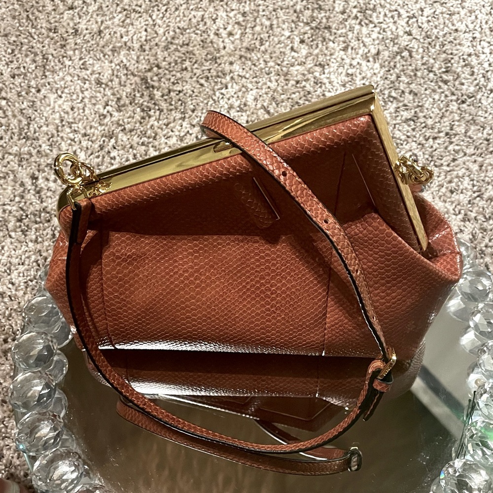 Fendi first small python leather like new